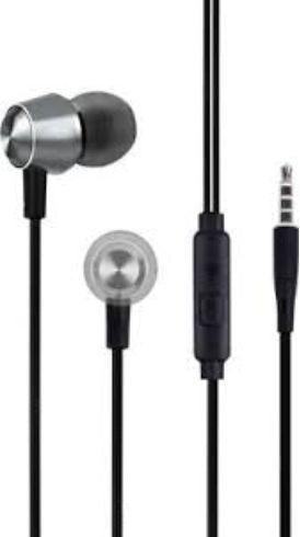 Flipkart SmartBuy Wired Metal Headset With Mic Silver In the Ear