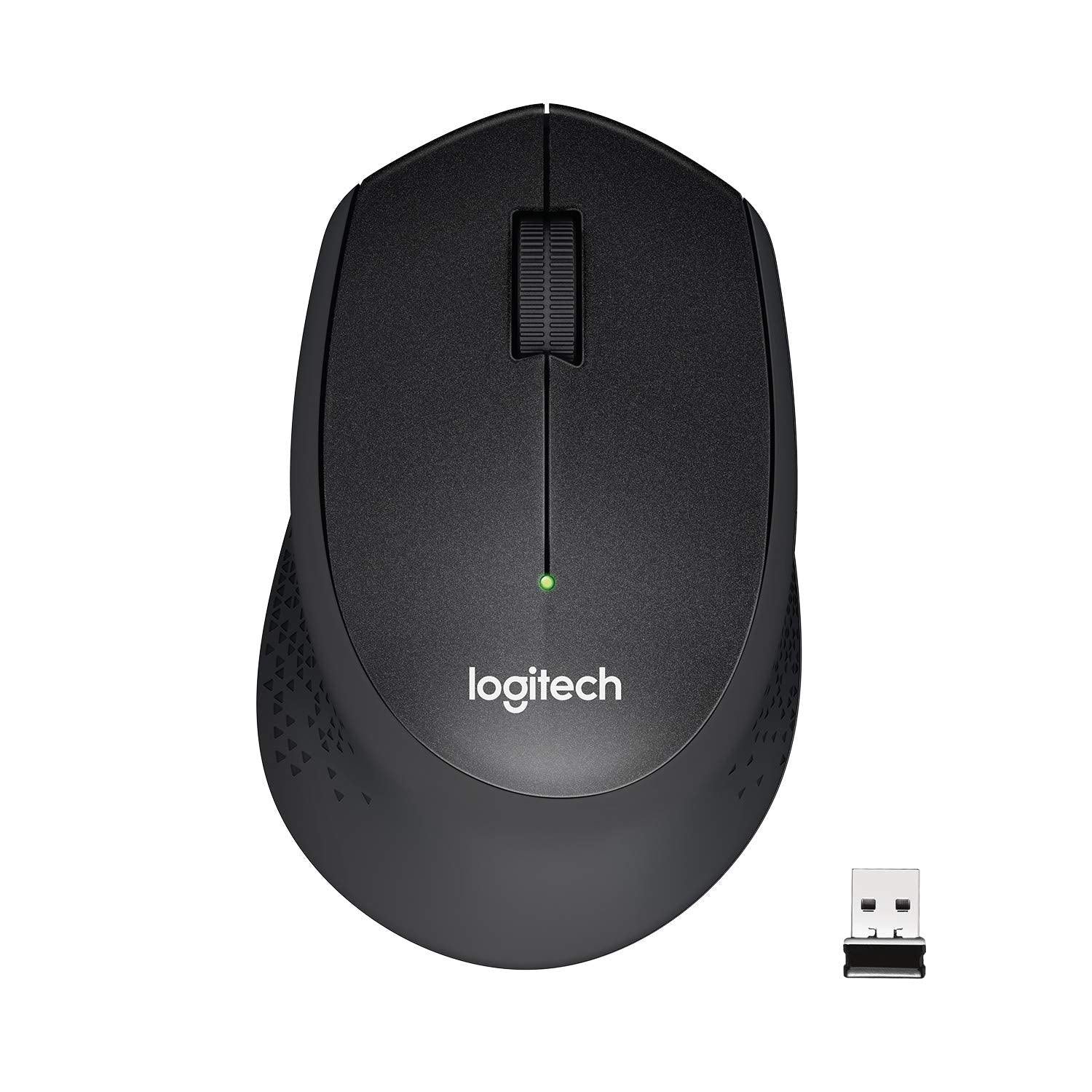 Logitech M190 Wireless Mouse Full Size Ambidextrous Curve Design