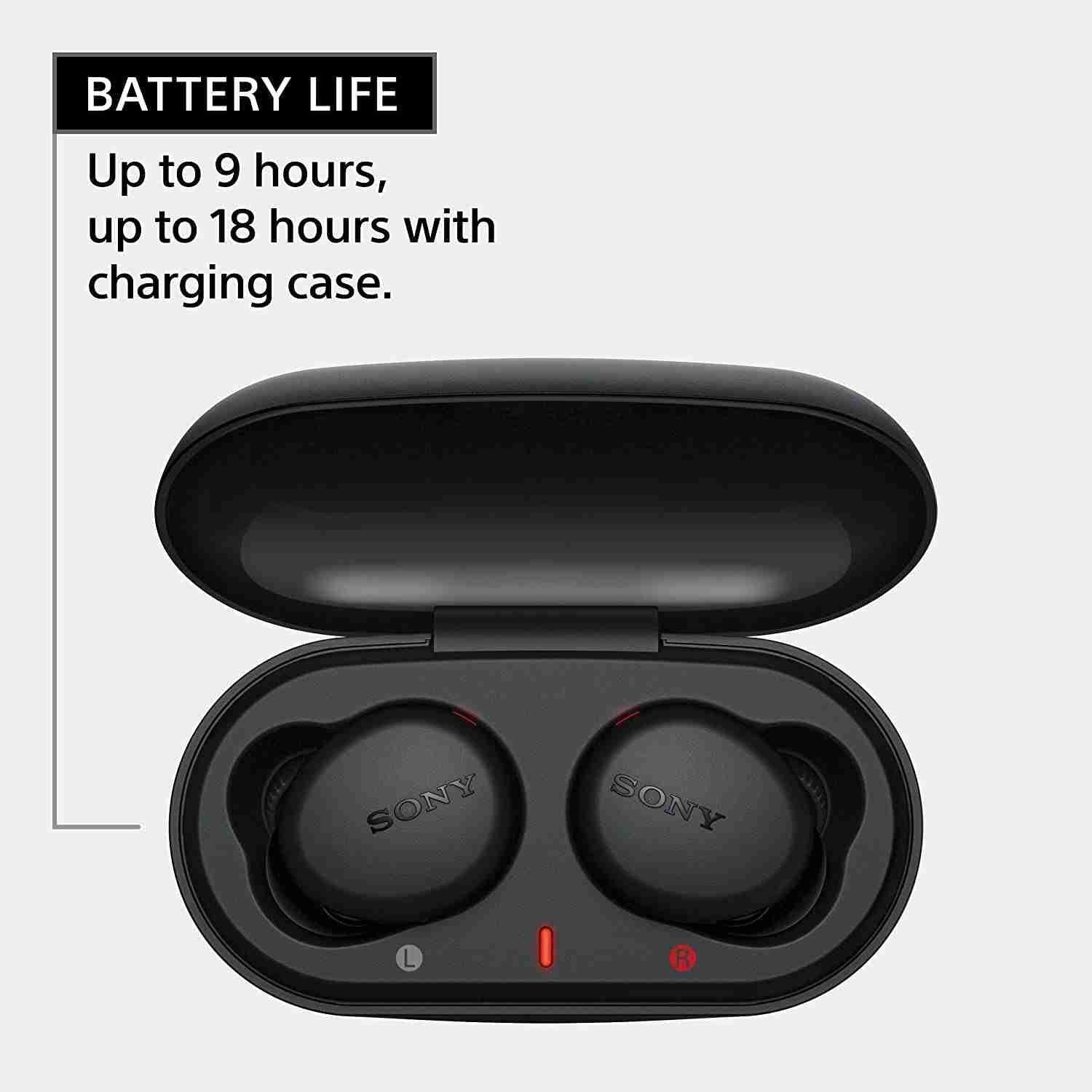 Sony WF-C700N Truly Wireless Noise Canceling in-Ear Bluetooth Earbud  Headphones with Mic and IPX4 Water Resistance, Black (Renewed)